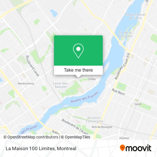 La Maison 100 Limites map