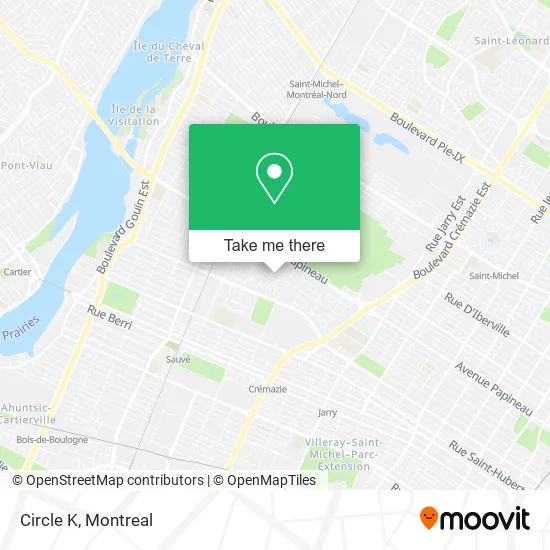 Circle K map