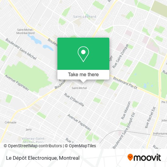 Le Dépôt Electronique map
