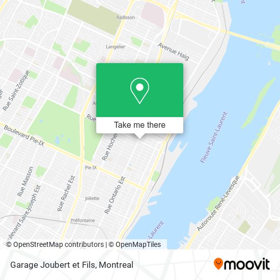 Garage Joubert et Fils map
