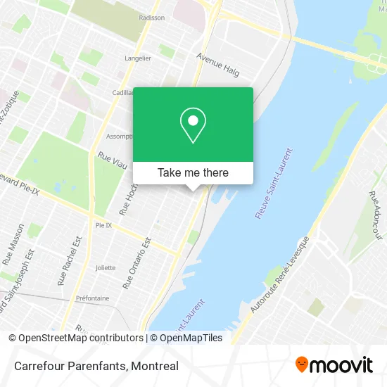 Carrefour Parenfants map