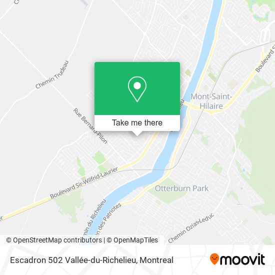 Escadron 502 Vallée-du-Richelieu map