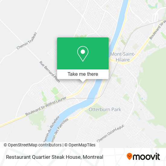 Restaurant Quartier Steak House map