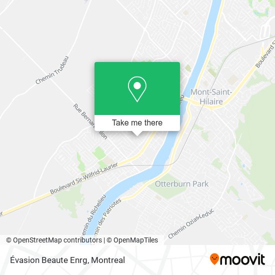 Évasion Beaute Enrg map