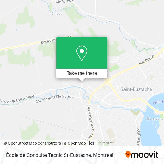 École de Conduite Tecnic St-Eustache map