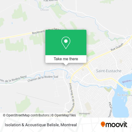 Isolation & Acoustique Belisle map