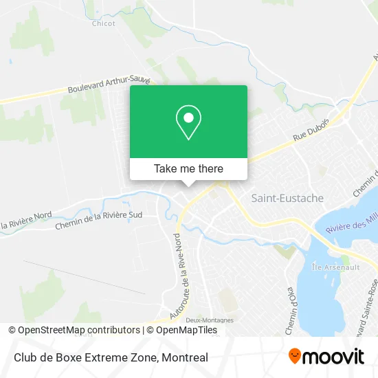 Club de Boxe Extreme Zone map
