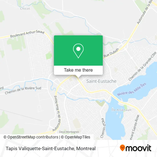 Tapis Valiquette-Saint-Eustache map