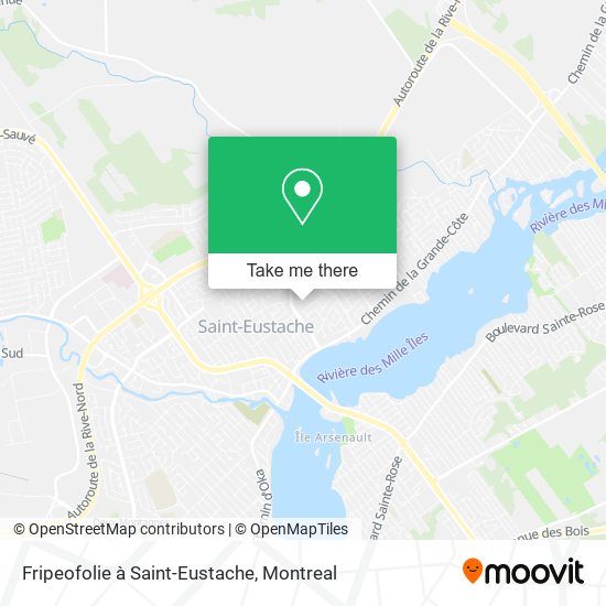 Fripeofolie à Saint-Eustache map