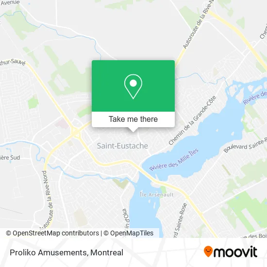 Proliko Amusements map