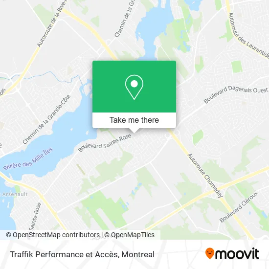 Traffik Performance et Accès map