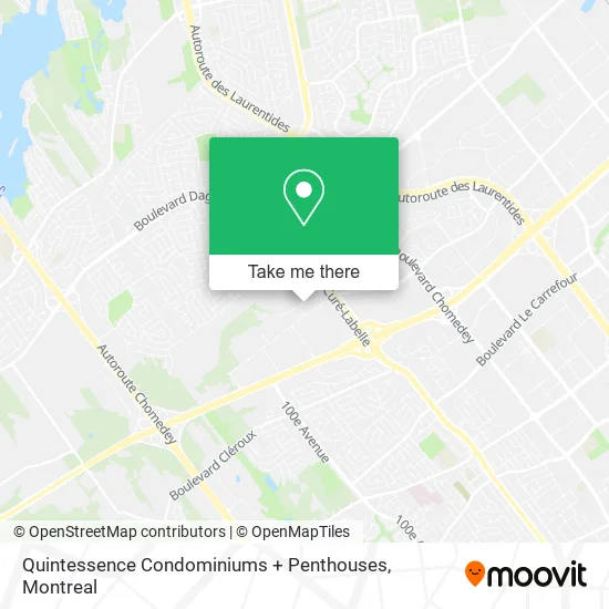 Quintessence Condominiums + Penthouses map