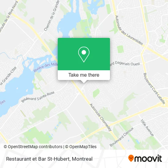 Restaurant et Bar St-Hubert map