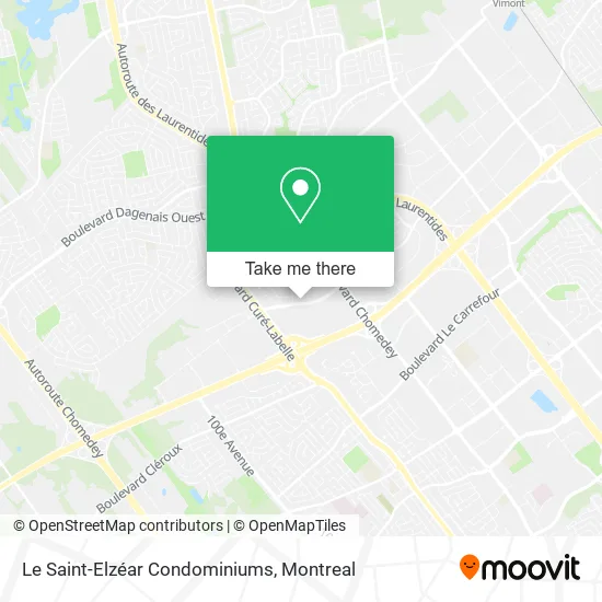 Le Saint-Elzéar Condominiums map