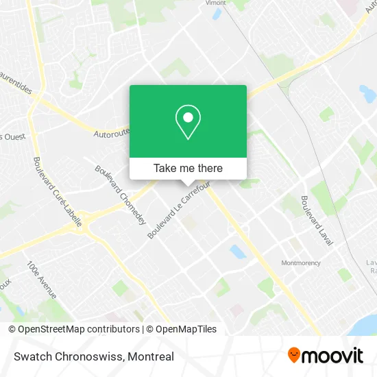 Swatch Chronoswiss map