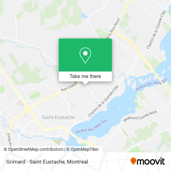 Grimard - Saint-Eustache map