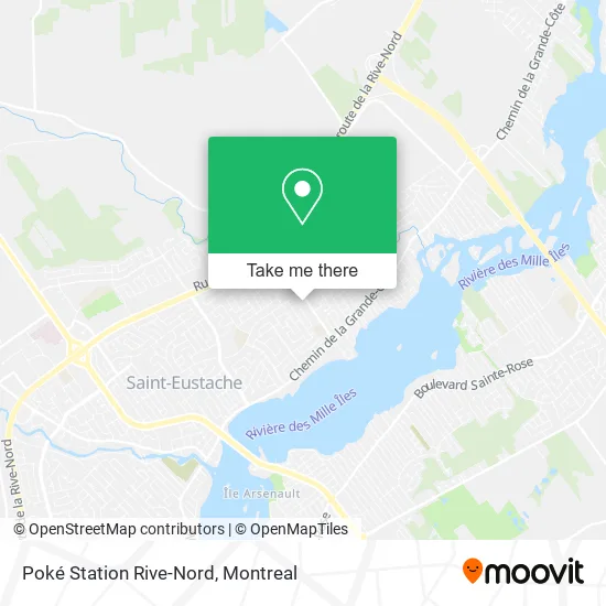 Poké Station Rive-Nord map