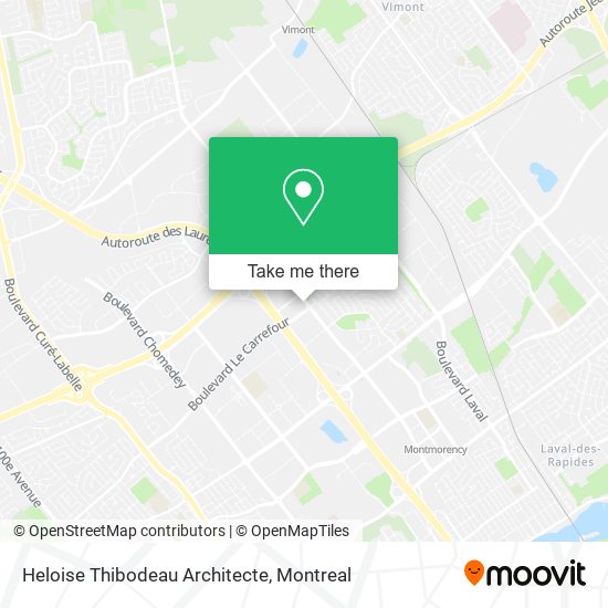 Heloise Thibodeau Architecte map