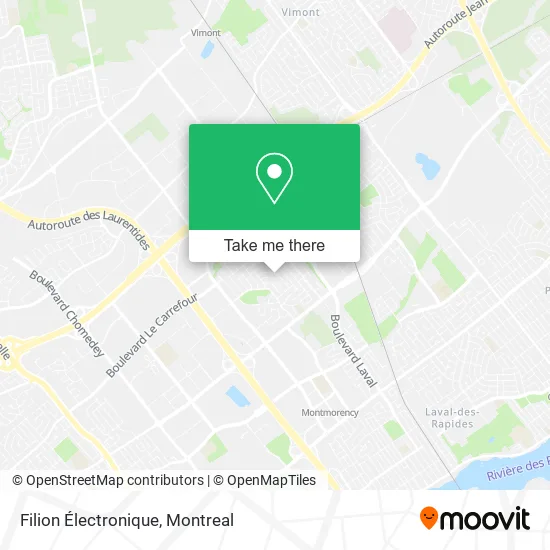 Filion Électronique map