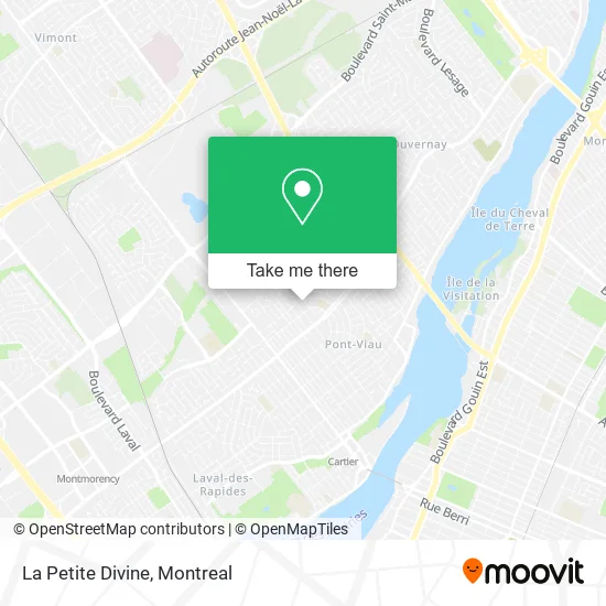 La Petite Divine map