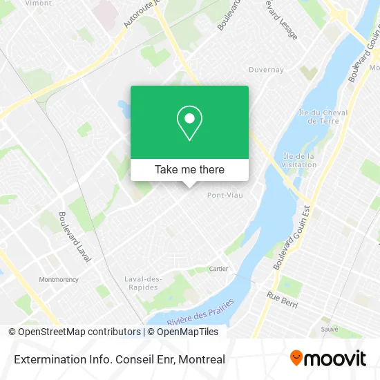 Extermination Info. Conseil Enr map