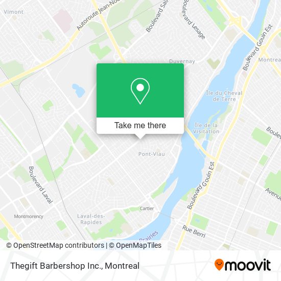 Thegift Barbershop Inc. map