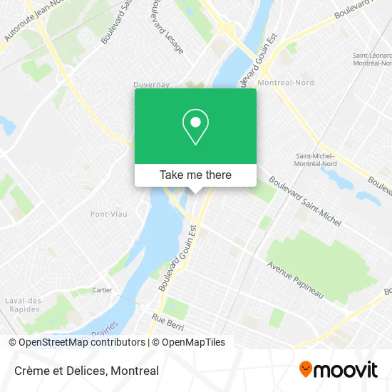 Crème et Delices map
