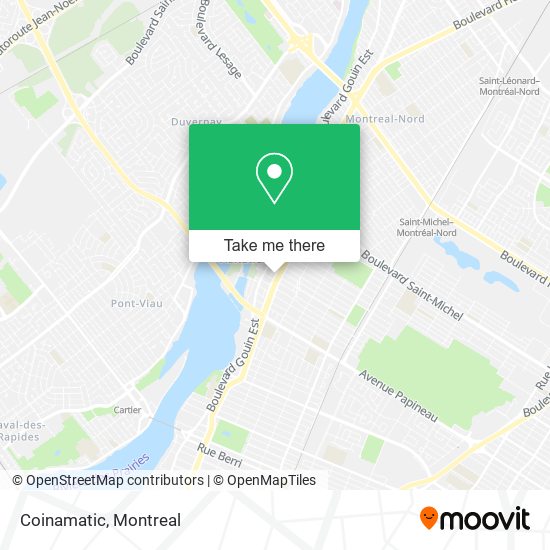 Coinamatic map