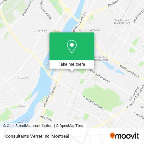 Consultants Verret Inc map