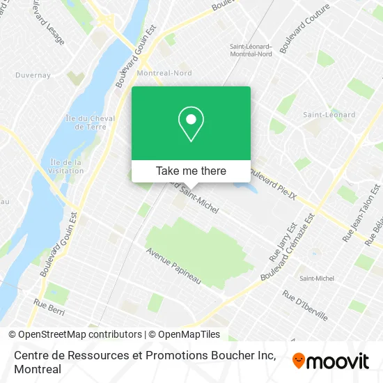 Centre de Ressources et Promotions Boucher Inc map