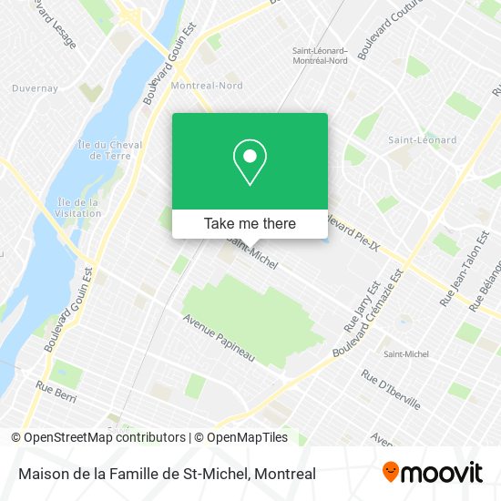 Maison de la Famille de St-Michel map