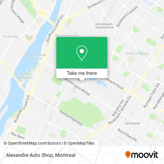 Alexandre Auto Shop map