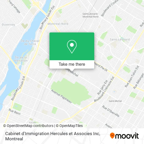 Cabinet d'Immigration Hercules et Associes Inc map