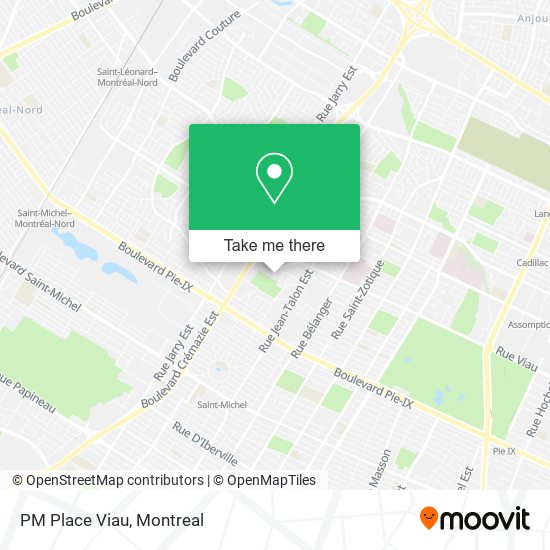 PM Place Viau map