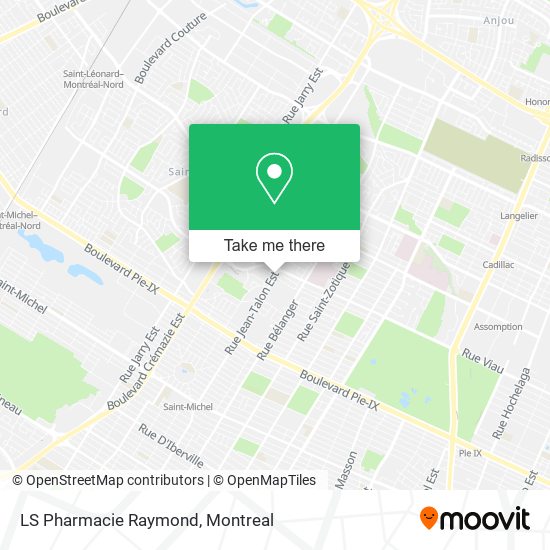 LS Pharmacie Raymond map