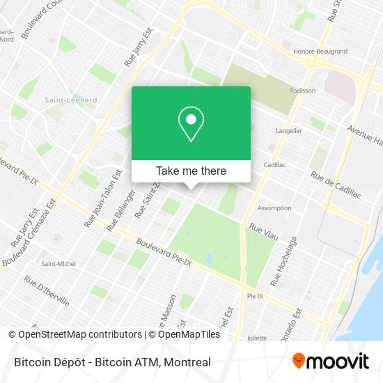 Bitcoin Dépôt - Bitcoin ATM map