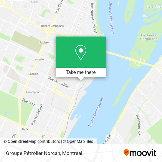 Groupe Pétrolier Norcan map