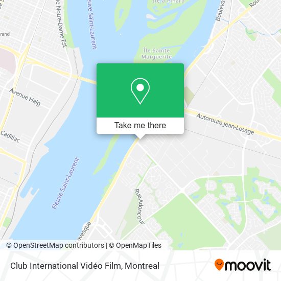 Club International Vidéo Film map