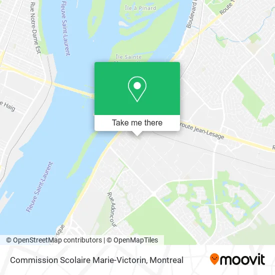 Commission Scolaire Marie-Victorin map