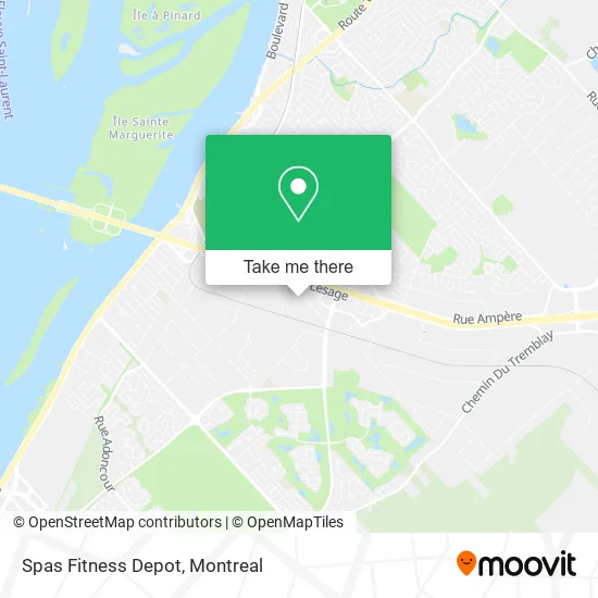 Spas Fitness Depot map