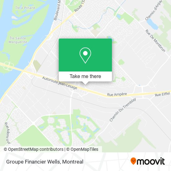 Groupe Financier Wells map