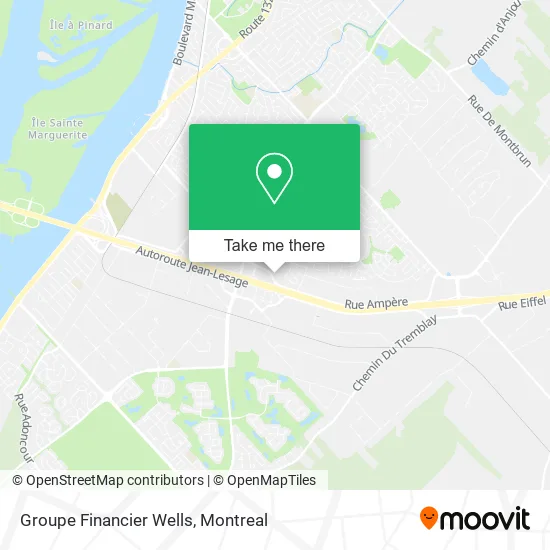 Groupe Financier Wells map