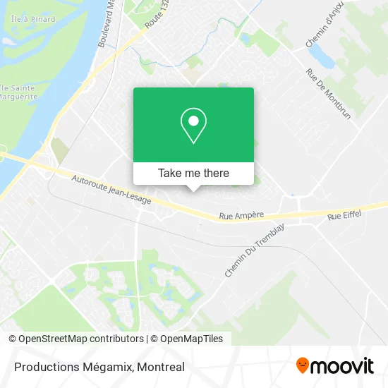 Productions Mégamix map