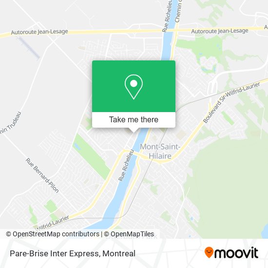 Pare-Brise Inter Express map