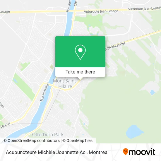 Acupuncteure Michèle Joannette Ac. map