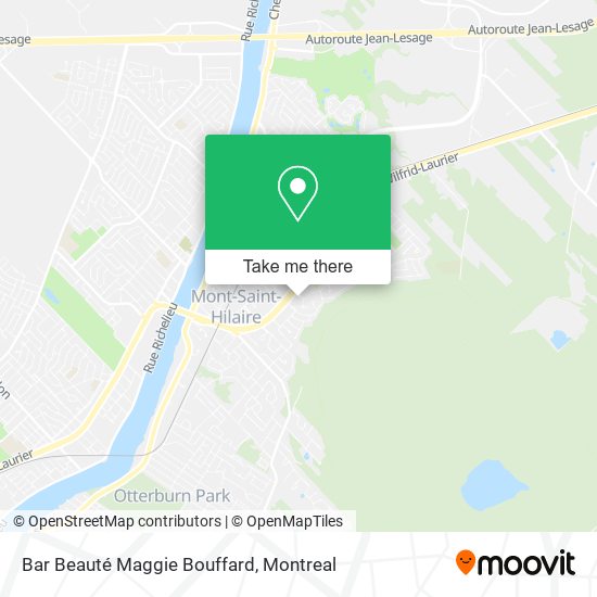 Bar Beauté Maggie Bouffard map