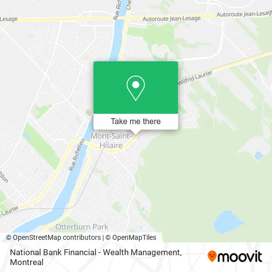 National Bank Financial - Wealth Management map