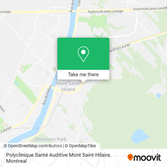 Polyclinique Santé Auditive Mont Saint-Hilaire map