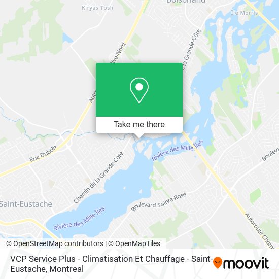 VCP Service Plus - Climatisation Et Chauffage - Saint-Eustache map