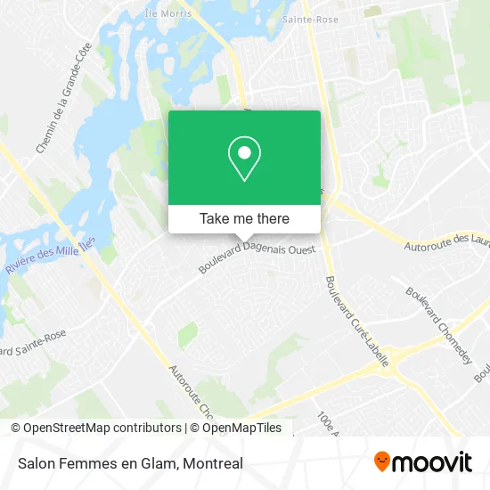 Salon Femmes en Glam map